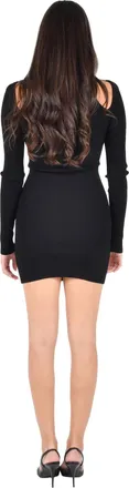 Nensi Dojaka Womens Dress Black Viscose