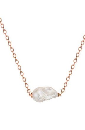Effy Freshwater Pearl Pendant Necklace in White at Nordstrom Rack, Size 18