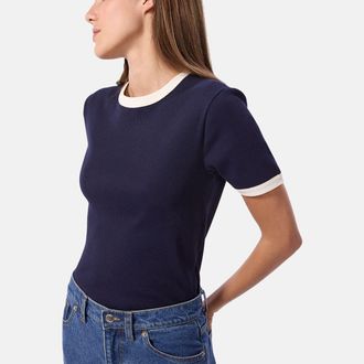Petit Bateau T-shirt, korte mouwen, ronde hals