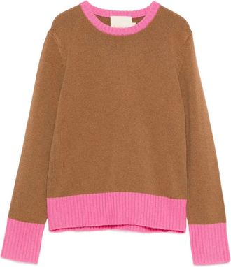 Absolut Cashmere Alessandra colourblock sweater - Brown