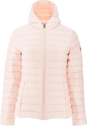 Jott Cloe Hooded Down Jacket - Dames - Gewatteerde jassen - Roze - M - Leer - Jassen