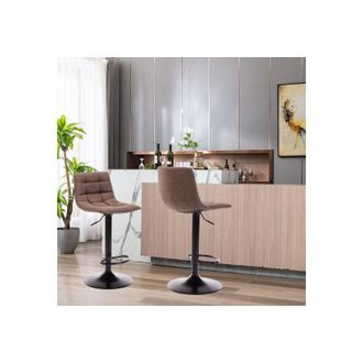San Marco Sgabelli vintage di design marrone 2 sgabelli