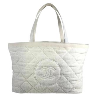 Chanel Bolso Tote Vintage Pre-owned - Pre-owned - Mujer - Blanco - ONE SIZE