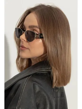 Chlo&eacute; CH0260S Tinted Oval Sunglasses - Gold