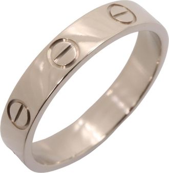 Cartier Silver White Gold (18K) Band Ring (Pre-Owned)