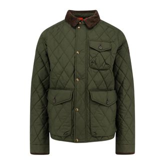 Polo Ralph Lauren Beaton Gewatteerde Jas - Heren - Winterjassen - Groen - S - Leer - Jassen