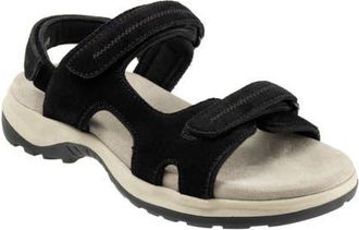 Softwalk Olani Slingback Sandal in Black Suede at Nordstrom, Size 6.5