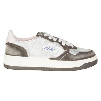 Autry Medalist Low - Dames - Sneakers - Grijs - 36 EU - Katoen - Schoenen