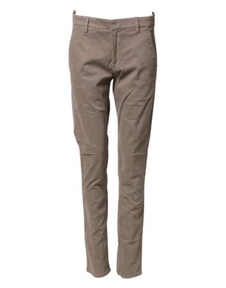 Dondup Cotton Stretch Straight Chino Trouser Womens (Pre-Owned)
