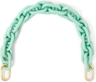Clare Vivier Shortie Resin Link Chain Strap in Mist Resin at Nordstrom