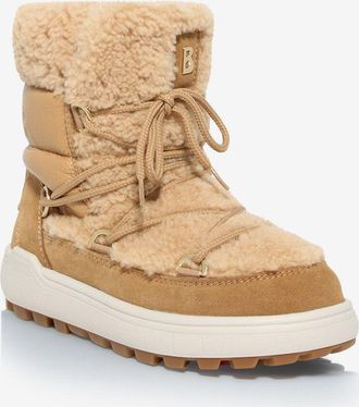 Bogner Schneestiefeletten aus Leder und Shearling Chamonix