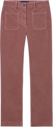 Luisa Cerano Rechte broek - Dames - Straight fit broeken - Bruin - 2XL - Broeken