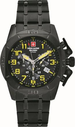 Swiss Alpine Military 7063.9174 Horloge - Heren - Horloges - Zwart - ONE Size - Accessoires
