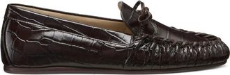 Stuart Weitzman Britt BOW Loafer - Dames - Loafers - Bruin - 36 EU - Schoenen