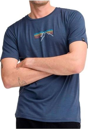 Ivanhoe of Sweden Underwool Ceasar Sunset T-Shirt f&uuml;r Herren | blau