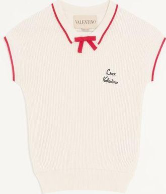 Valentino Top In Cotone Donna BETULLA/PARIS XL