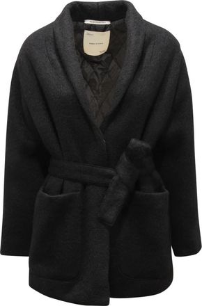 Emma & Gaia Capes - Dames - Jas met riem - Zwart - S - Jassen