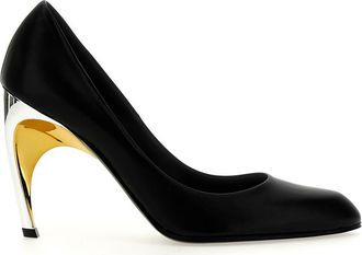 Alexander McQueen Black Slip On Pumps