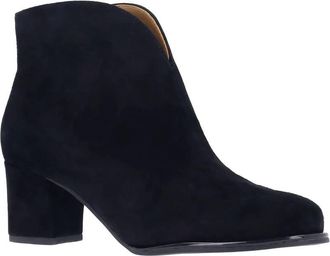 L'Amour Des Pieds Womens Phinn Suede Boots In Black