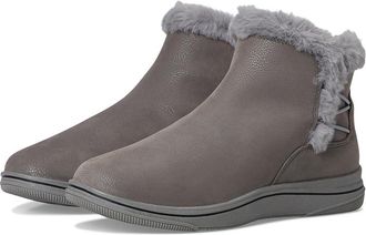 Clarks Breeze Fur Womens Boots Dark Grey Combi Textile : 9.5 B - Medium