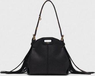 Maje Miss M Micro Leather Bag - Black - Maje