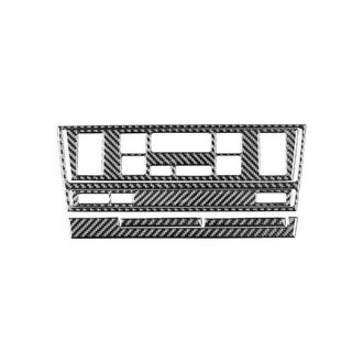 OEM Embellecedor De Fibra De Carbono Suave Para Los Botones Del Aire Acondicionado De La Consola Central De Los Veh&iacute;culos Bmw Serie 5 E39 (modelos 1998-20