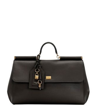 Dolce & Gabbana Black My Sicily Maxi Satchel