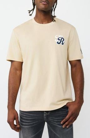 True Religion Cali Bay Big Buddha Graphic T-Shirt in Fog at Nordstrom Rack, Size X-Large