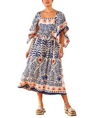 Farm Rio Farm Rio Afternoon Breeze Midi Dress