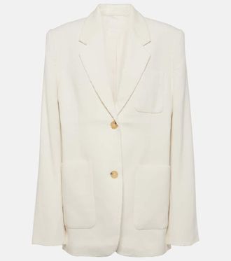 Toteme Silk and cotton corduroy blazer