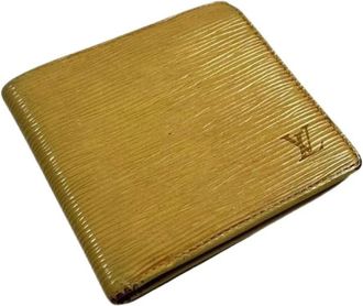 Louis Vuitton Pre-owned Wallets, female, Yellow, Size: ONE SIZE Pre-owned Vintage Wallet