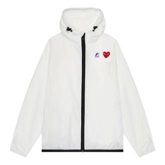Comme Des Gar&ccedil;ons Claude Full Zip Jacket - unisex - Comme des Gar&ccedil;ons - Rain Jackets - White - XL - Jackets