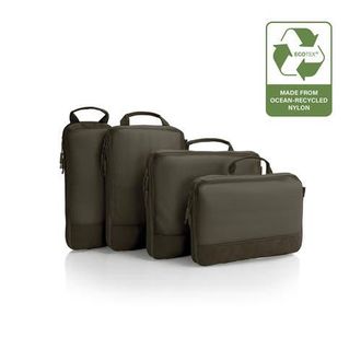 Heys EcoTex Compression Packing Cube 4 Piece Set in Green Moss at Nordstrom