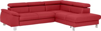 Cotta Ecksofa »Komaris L-Form, B: 249 cm« mit Kopfteilverstellung, optional Bettfunktion, Bettkasten & Licht