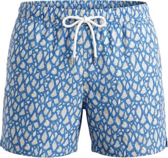 Fedeli Swim Shorts - Heren - Strandmode - Blauw - XL - Polyester - Badmode