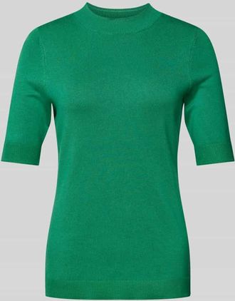 Comma Strickshirt mit Turtleneck in Gruen, Gr&ouml;&szlig;e 34