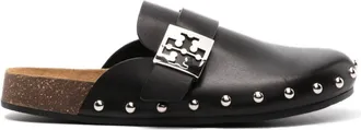 Tory Burch Mellow studded leather slippers - women - Leather - 10.5 - Black