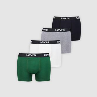 Levi's Repeat Logo Boxer Brief 4 pack - Mens - L - Green