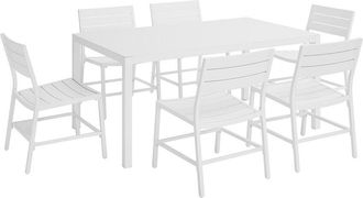 Linon Holland Aluminum 7Pc Dining Set