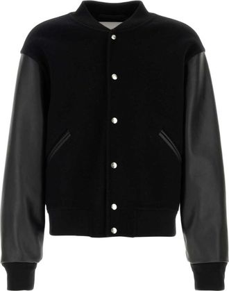 Jil Sander Black Regular Bomber Jacket