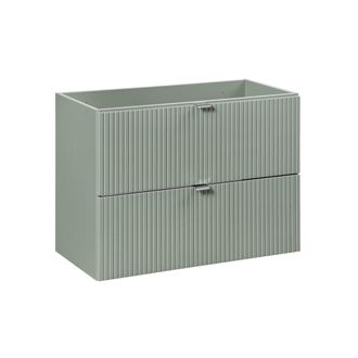 Petits Meubles Mueble bajo lavabo 2 cajones estratificado Verde