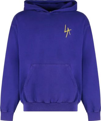 Local Authority Cotton Hoodie - Heren - Hoodies - Paars - XL - Katoen - Hoodies & sweatvesten