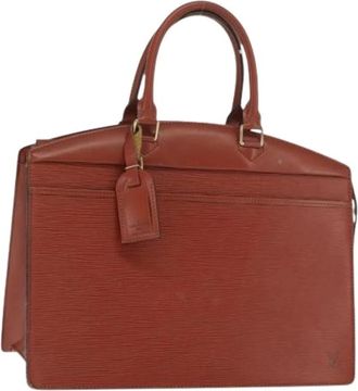 Louis Vuitton Pre-owned Handbag - Dames - Vintage Handtas - Bruin - ONE Size - Leer - Vintage