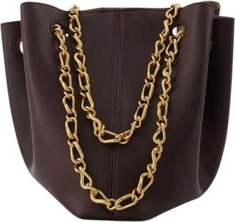 Nanushka Shoulder Bags - Dames - Schoudertassen - Bruin - ONE Size - Leer - Tassen
