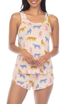 Honeydew Intimates Good Times Short Pajamas in Multicolor Cheetahs at Nordstrom, Size Small