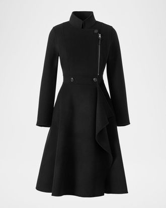 Mackage Annia Asymmetric Wool Coat