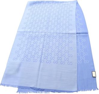 Gucci Sciarpa con motivo GG anni 2020 - Blu