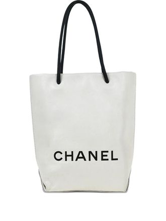 Chanel Borsa tote con manici 2008-2009 - Bianco