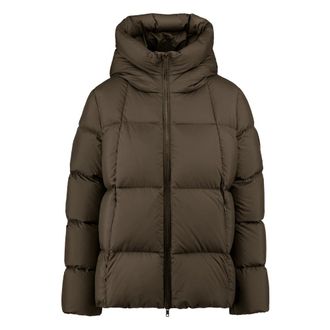 Bomboogie Piumino con Collo Maxi - - Jackets - Donna - Marrone - M