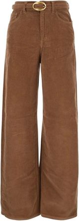 Twinset Donna, Pantaloni, Marrone, XS, new
